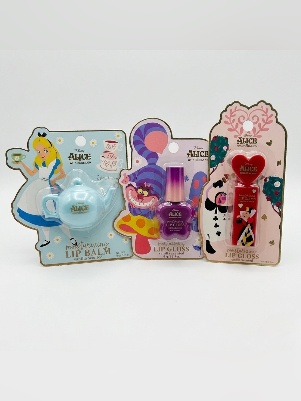 Disney Alice in Wonderland Lip Balm & Gloss Set